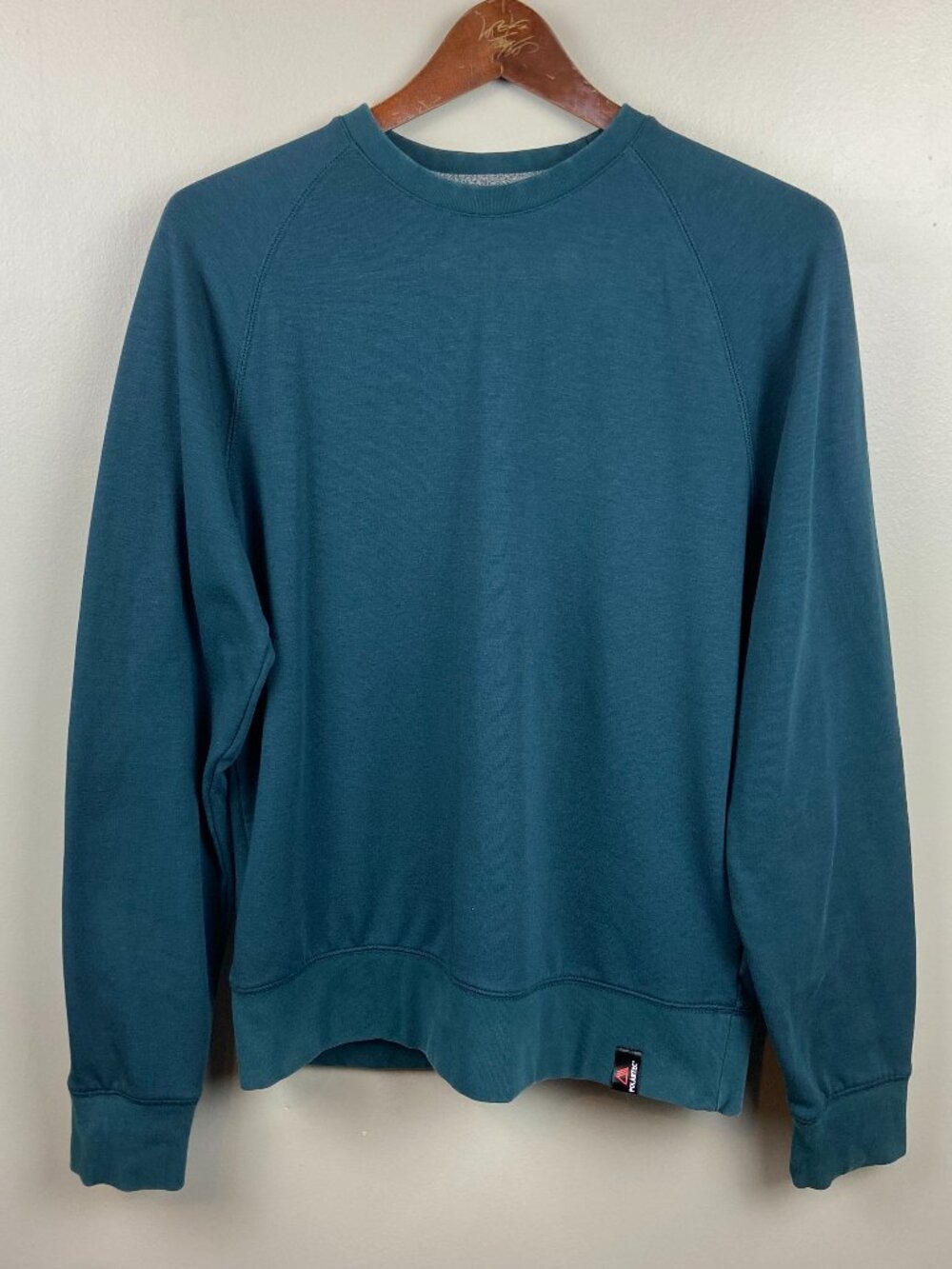 Banana Republic x Polartec Teal Blue Sweatshirt Size Medium Lightweight Outdoor